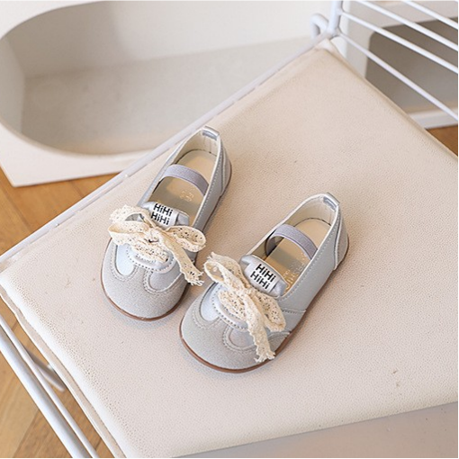 Children's Shoes, Girls' Casual Shoes, Korean Version Children's Shoes, Lace Bow Children's Moral Training Shoes