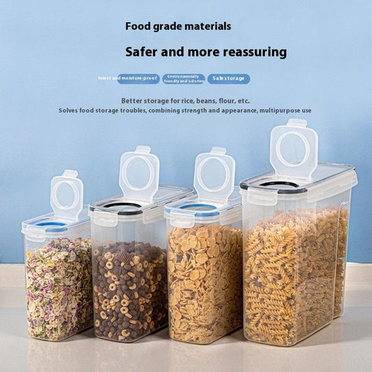 Transparent Sealed 4L Moisture-proof Insect-proof Food Storage Box