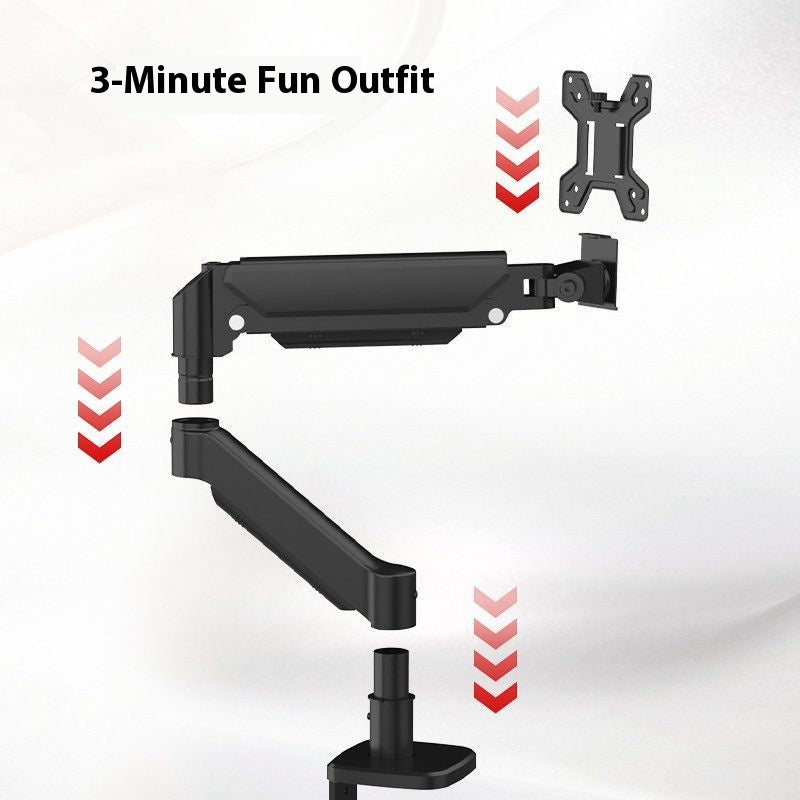 32-inch Computer Monitor Punch Free Rack Mechanical Arm
