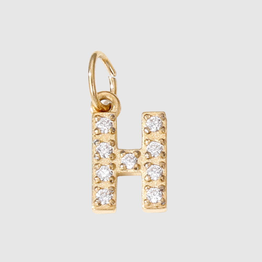 1 Piece 304 Stainless Steel Zircon Ion Plating 14K Gold Real Plated Letter Number Polished Stretch Adjustable Pendant DIY Jewelry Accessories
