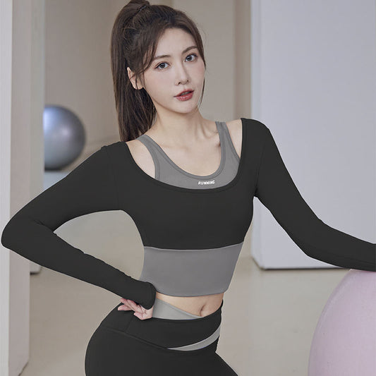 New Women's Quick Dry Running Fitness Yoga Suit
