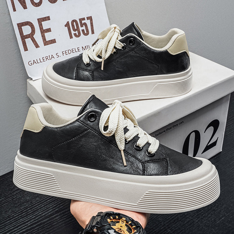 2026 Summer Viral Men Trendy Skate Shoes, Premium Edgy Casual Chunky Flat Breathable Sneakers