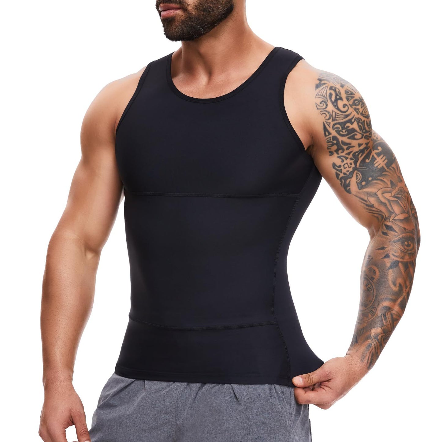 Men's Shapewear Fitness Vest Corset Belly Control Close-fitting Elastic Tight-fitting Sports Vest