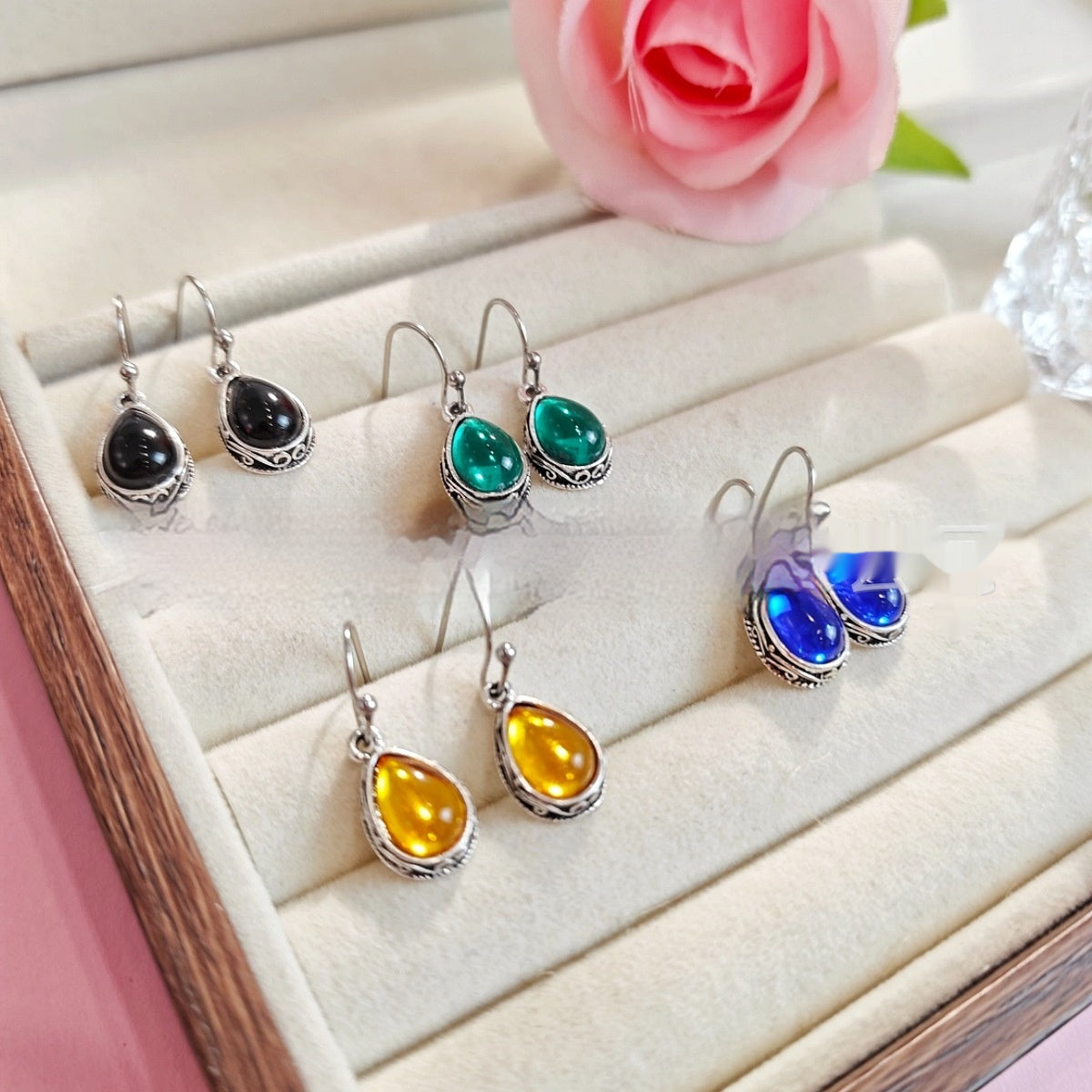 Best-selling Water-drop Earrings Retro And Creative Design For Women