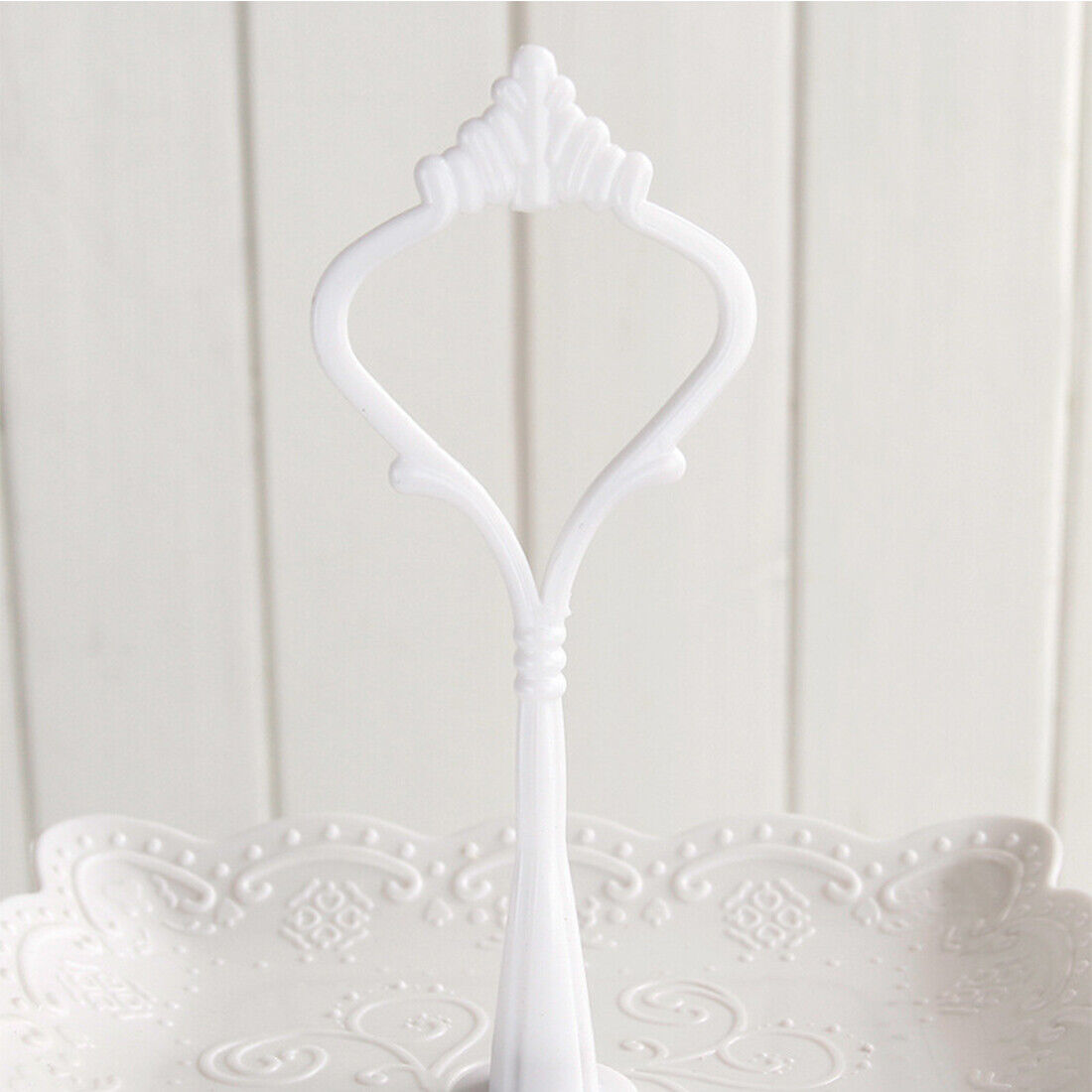 Elegant 3-Tier Square Cake Stand Set - 2Pcs Plastic Dessert Tower For Tea Parties And Weddings Office & School Supplies