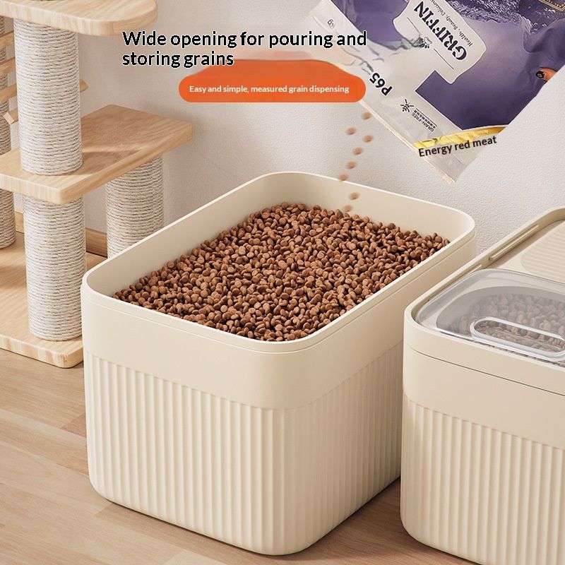Pet Airtight Bucket Moisture-Proof Transparent Grain Storage Bucket