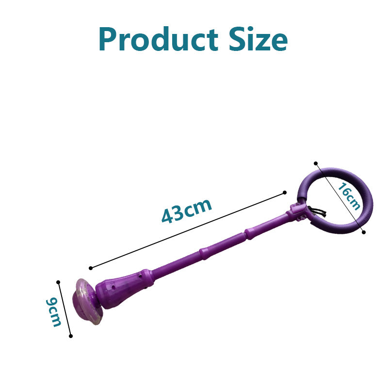 Foldable Ankle Ring Skip Jumping Swing Ball Kids Play Fitness Bouncing Yellow