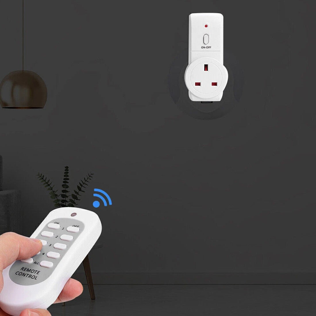NEW Remote Control Sockets Wireless  Home Mains Power Outlet Pack UK Plug