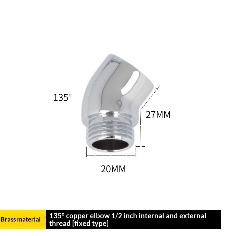 Bathroom Accessories Self-rotating Anti-tangle Showerhead Adapter