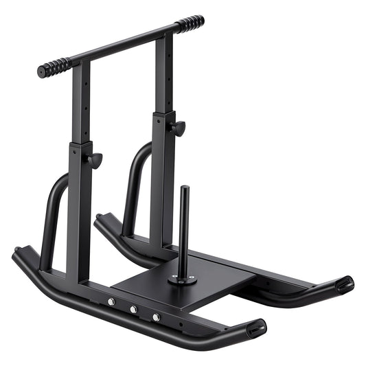 Weight Sled, Steel Power Sled, Fitness Training Sleds For Athletic Exercise Speed Improvement, Workout Equipment With Adjustable Height Handle, Compatible With 1/2 In Weight Plates, Black