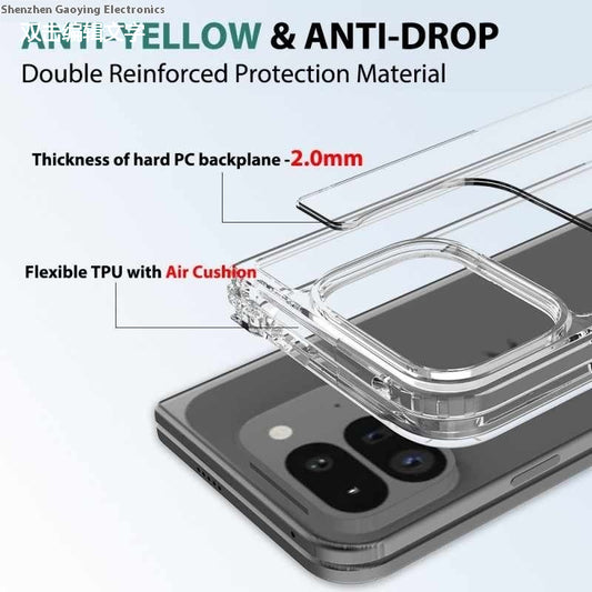 Ultra-thin Cooling Soft Frame Transparent Acrylic Anti-scratch Phone Case