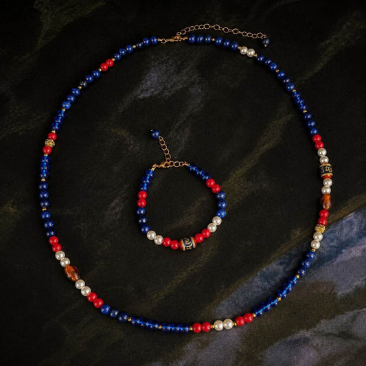 Fashionable Color Handmade Beaded New Necklace