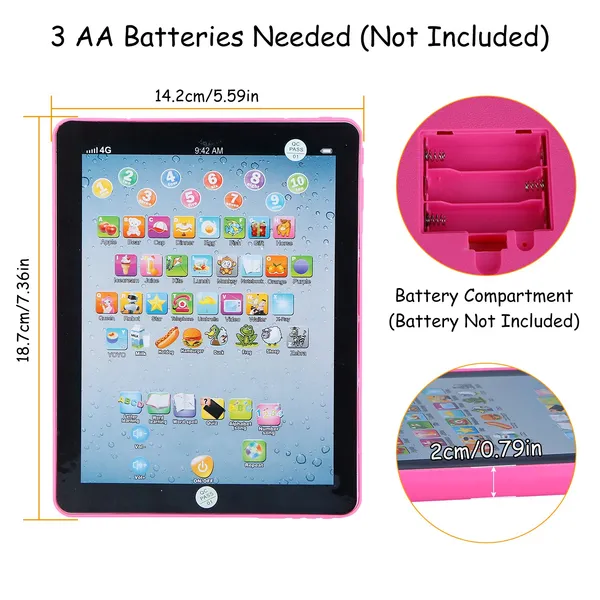 Baby Learning Tablet Educational Mini Pads Toys Touch Learn Toddler
