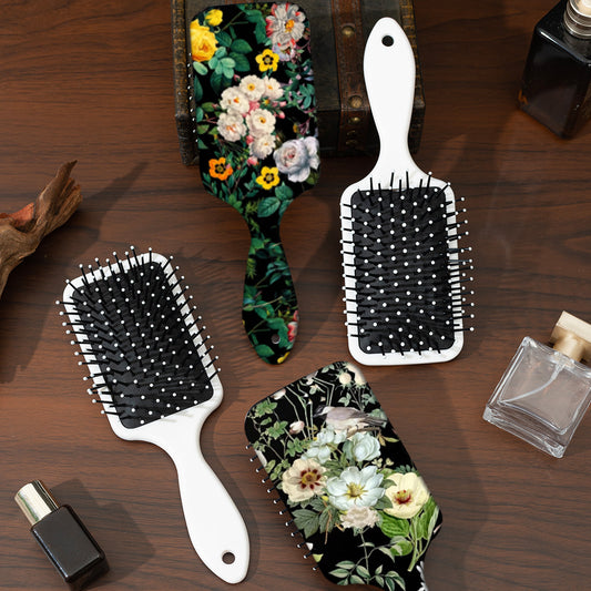 In Stock Supply Best-seller On Douyin For Women Only Comb Big Flower Print Air Cushion Comb Shunfa Massage Comb