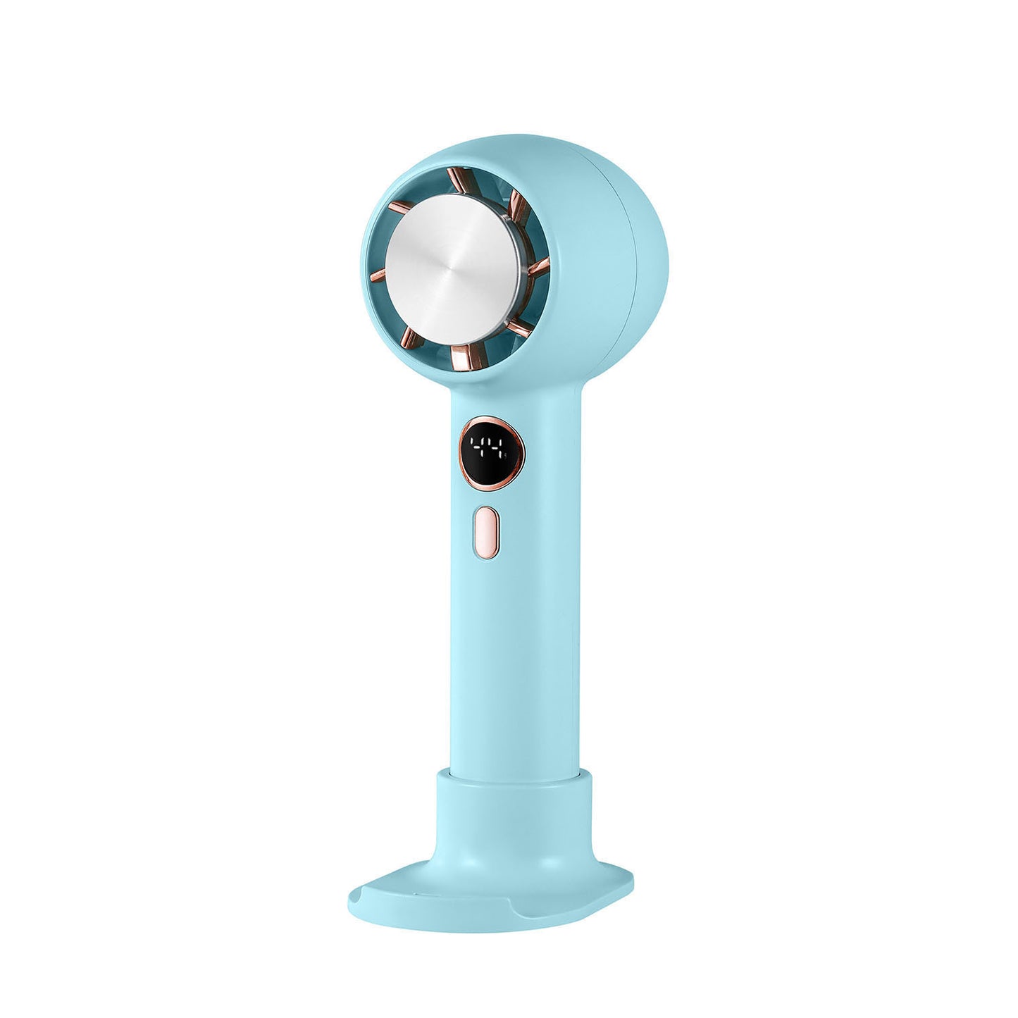 Digital Display Cooling Fan Desktop Bracket Ice Compress Small Handheld Fan