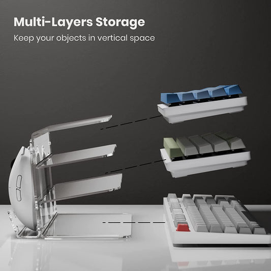 Tray Height Increasing Inclined Computer Keyboard Holder Bracket