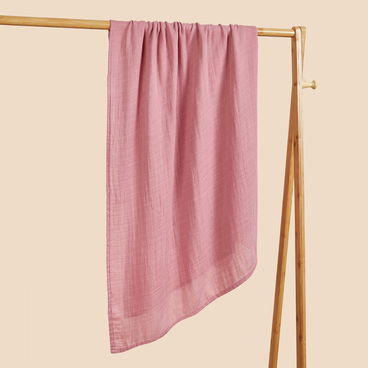 Solid-color Double-layer Gauze Bath Towel