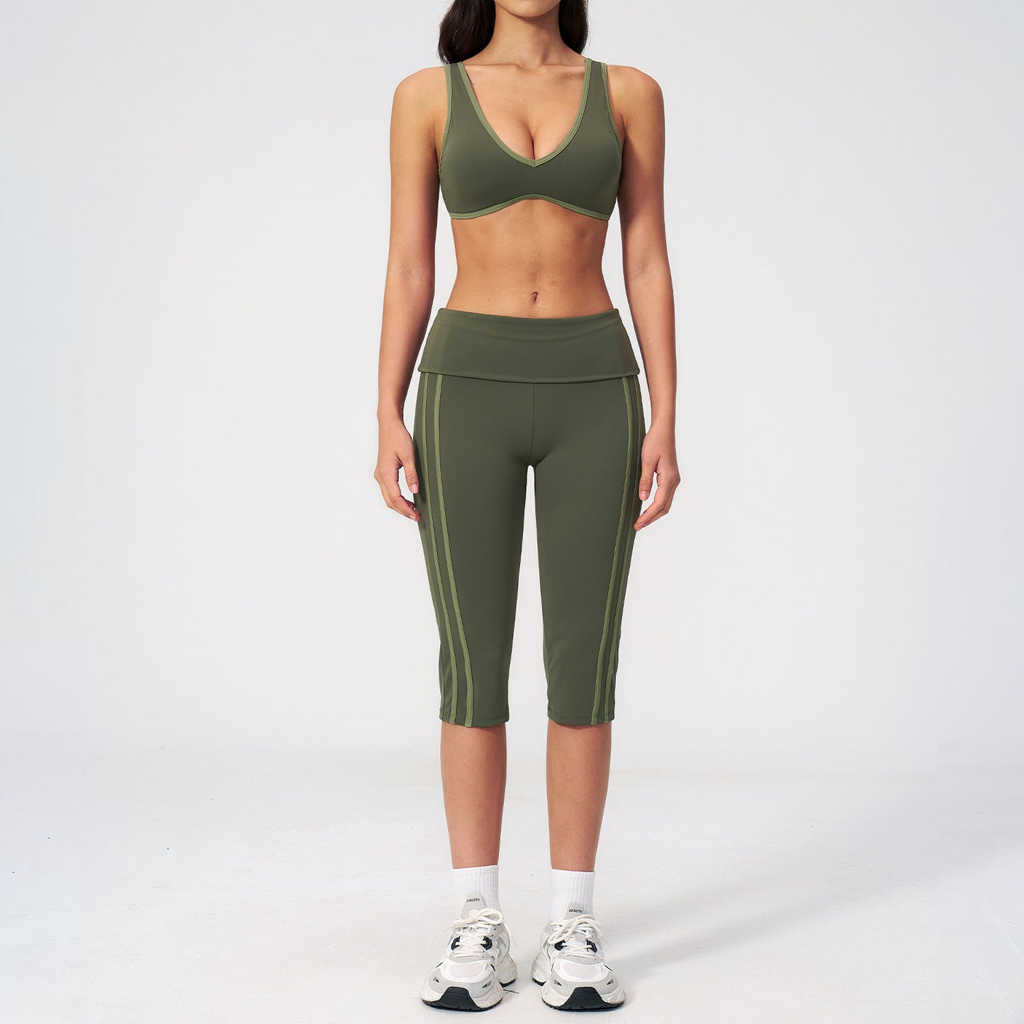 Fitness Bare-feel Sports Running Yoga Outfit For Women