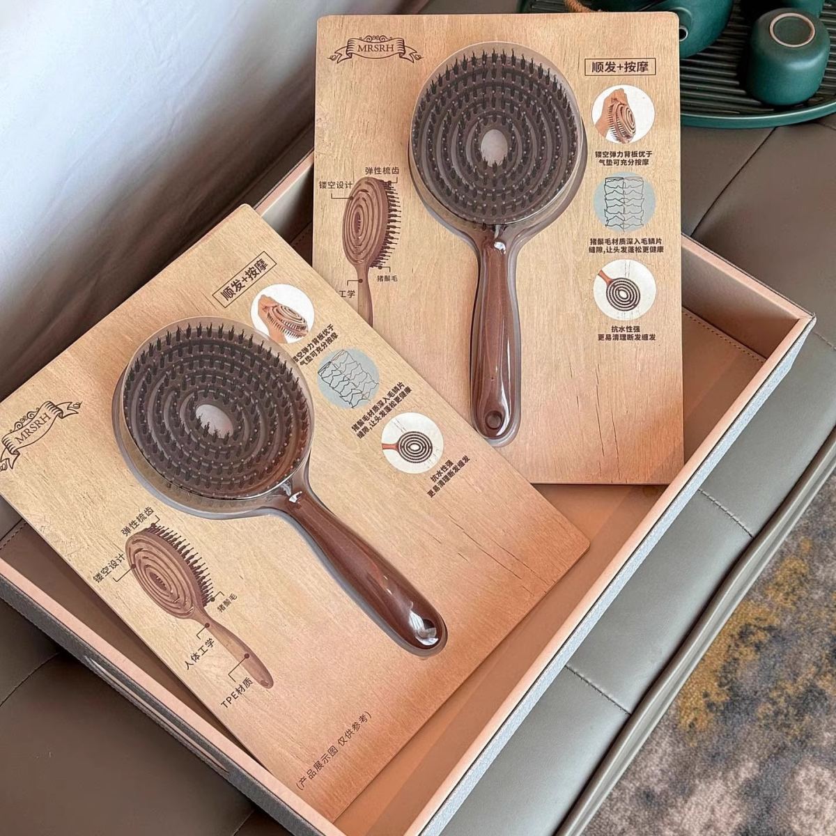 Hollow Out Massage Comb Household