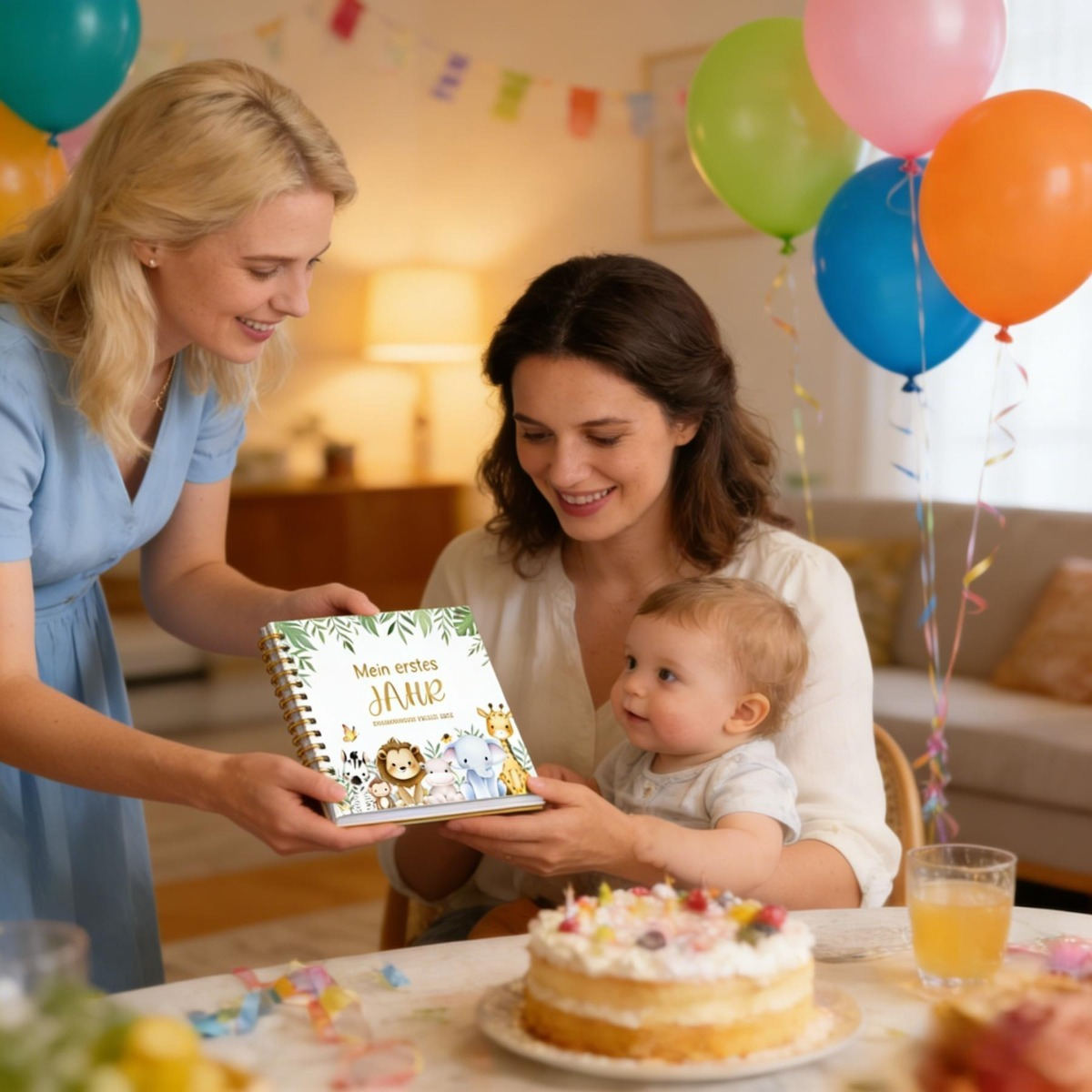 My First Year Guest Book, A Keepsake Album For A Baby’s First Year With Space For Photos, A Guest Book For Baptisms And First Birthdays, For Special Milestones, Events, And Party Supplies