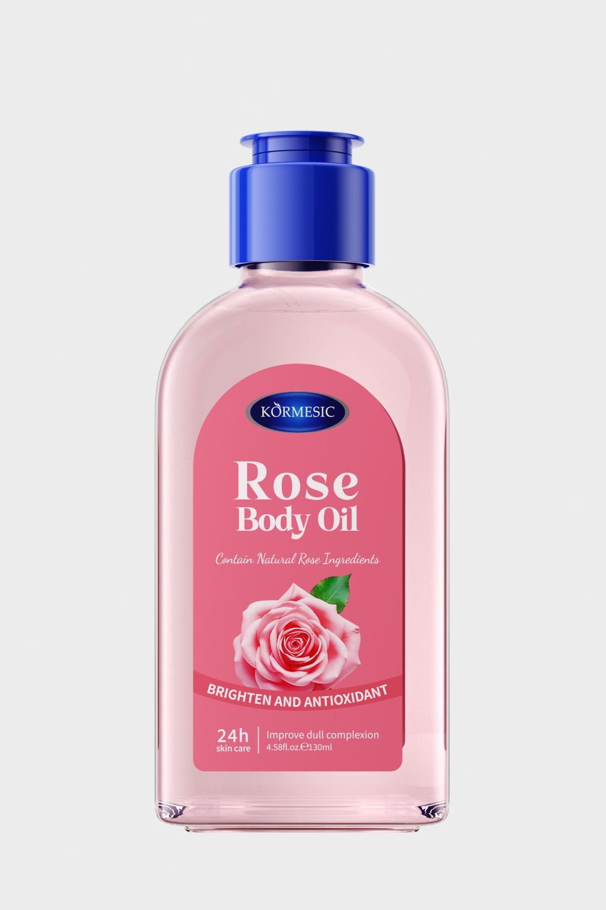 KORMESIC Rose Jelly Body Oil -Jelly Body Oil QB- Quick Return -Foreign Version- 130ml