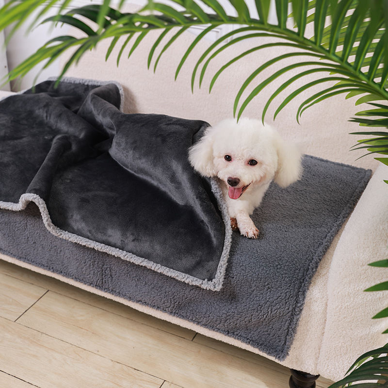 Flannel Fleece Composite Thickened Pet Pad