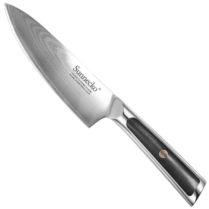 Chef Knife 6.5 Inch Kitchen Cutlery Japanese Knife Damascus Steel Meat Cleaver