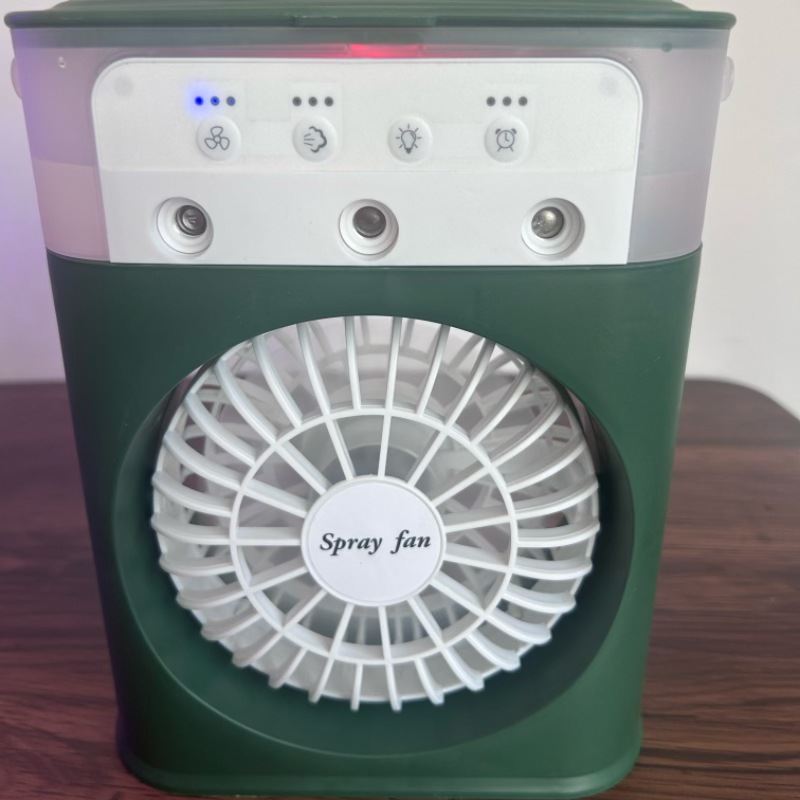USB Charging Colorful Night Lamp Fan