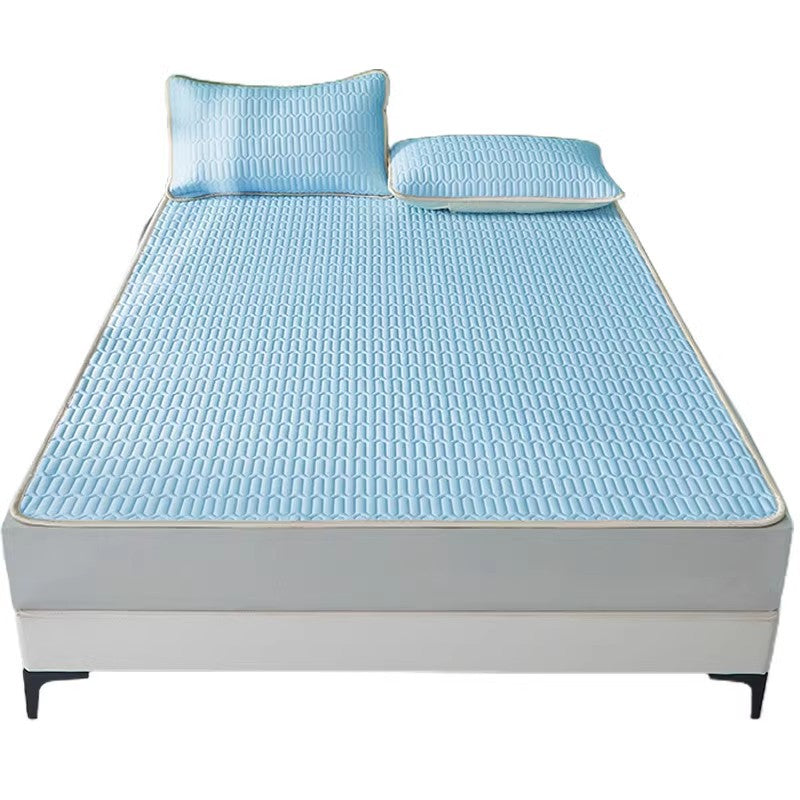 Summer Ice Silk Latex Cooling Mat Class A Baby Grade Three Piece Set