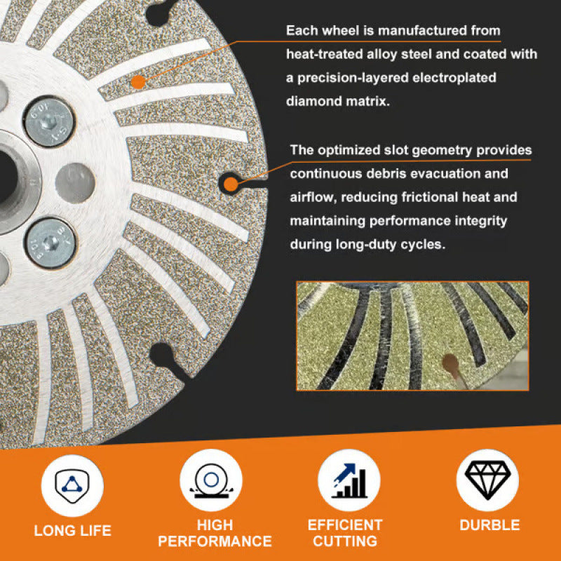 Electroplated Diamond Corner Grinding Wheel Accessories