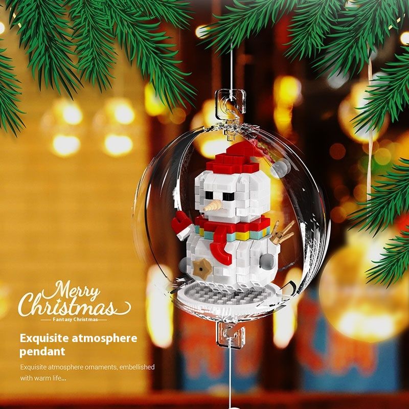 Christmas Pendant Series Creative Assembled Toys