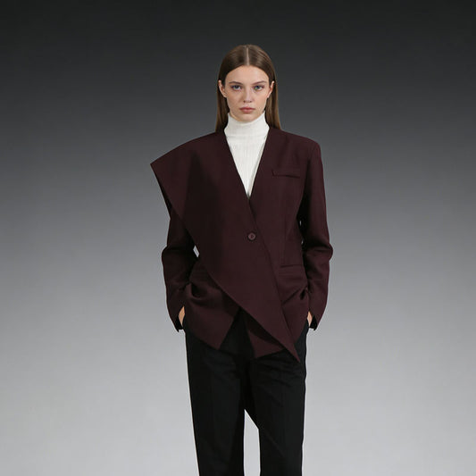 Korean-style Irregular Fashion Blazer For Women