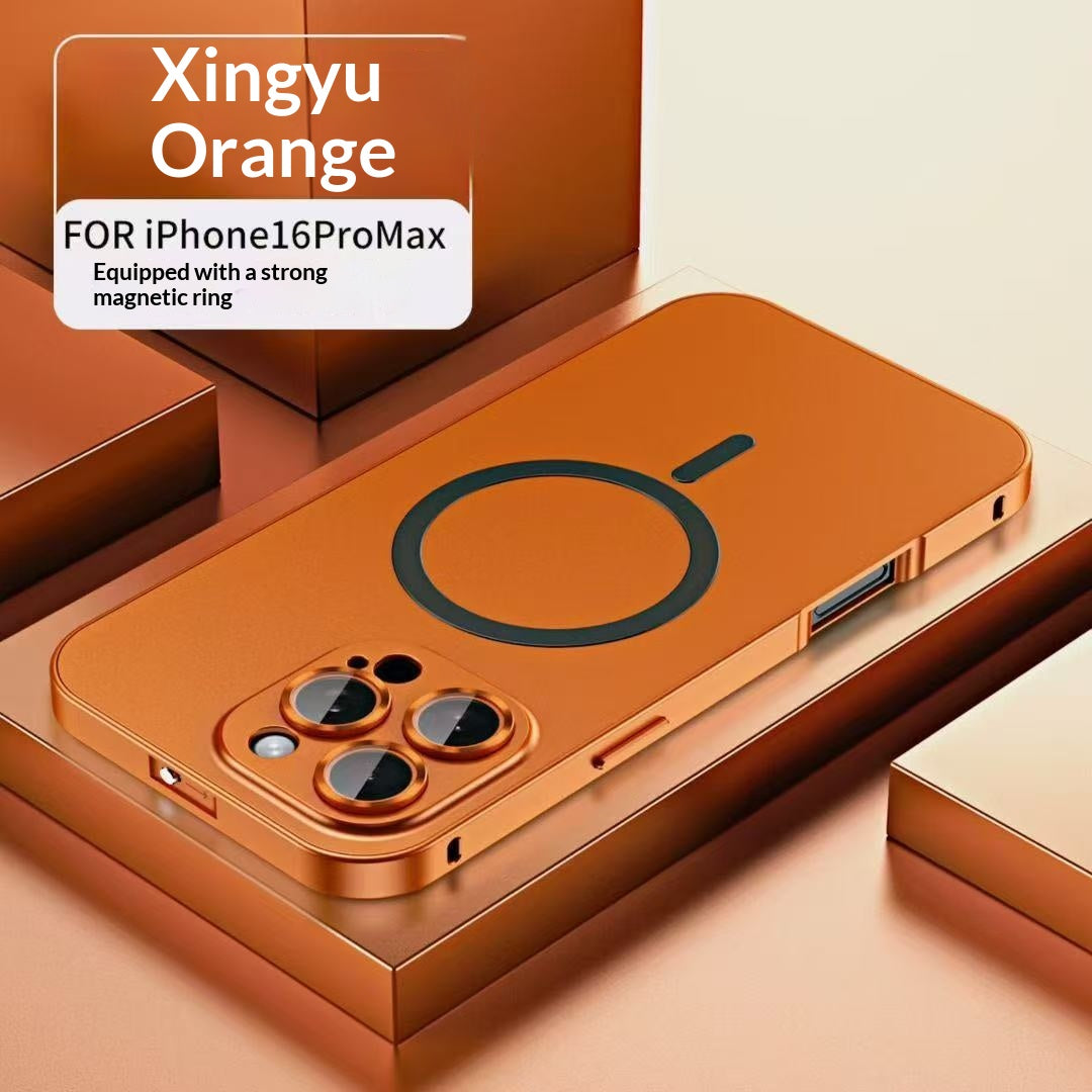 Full-coverage Phone Case With A Magnetic Snap Closure For Wireless Charging