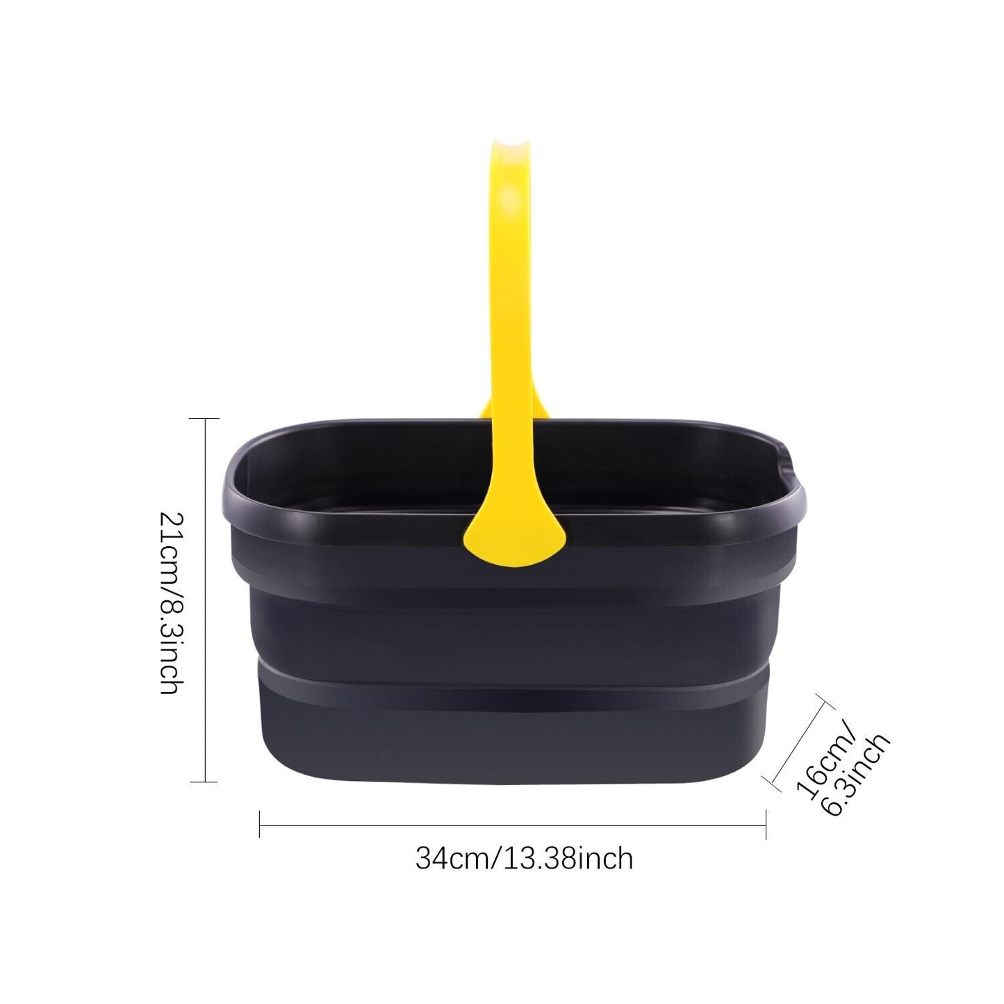 10L Washing-Storage Bucket Folding Portable Mop-Food-Drink Home-Outdoor Camping