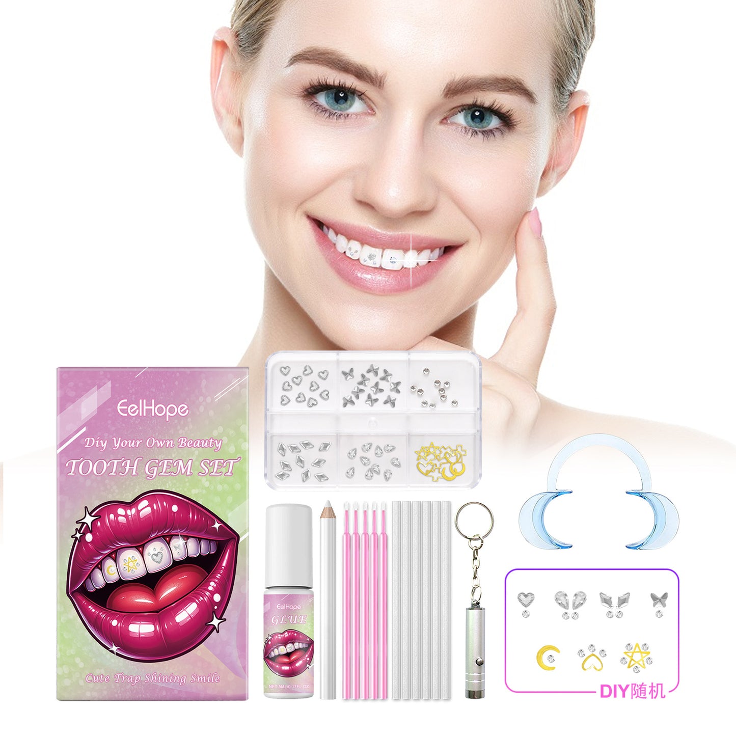 Fashion Teeth Suit DIY Fashion Beauty Decoration
