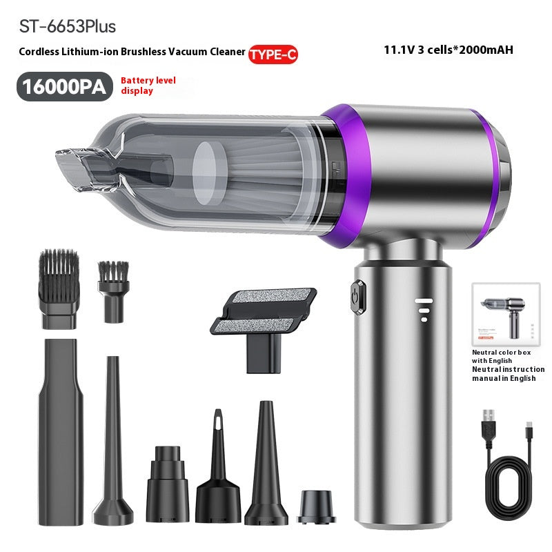 Car Cleaner Household Charging Portable Handheld Brushless Small A Suction Machine
