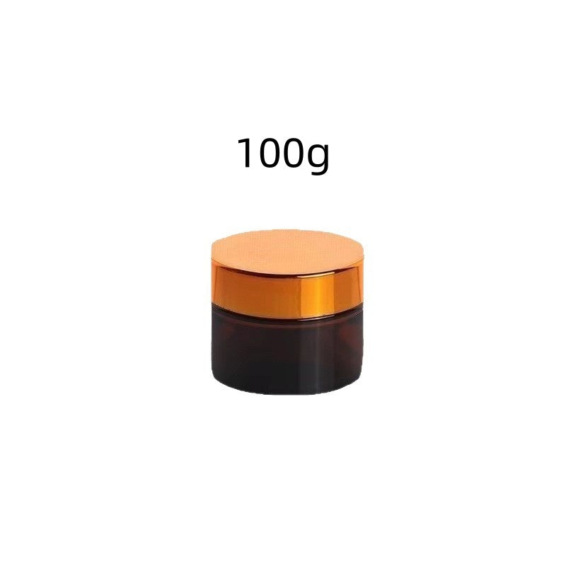 Amber Glass Cream Jar For Light-sensitive Products