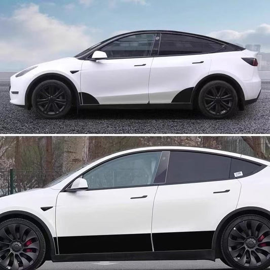 Applicable To Tesla Refresh Edition Protective Film Door Triangle Area Trim Accessories
