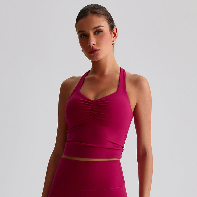 Vest Brushed Quick-drying Outdoor All-matching Running Beauty Back Exercise Underwear