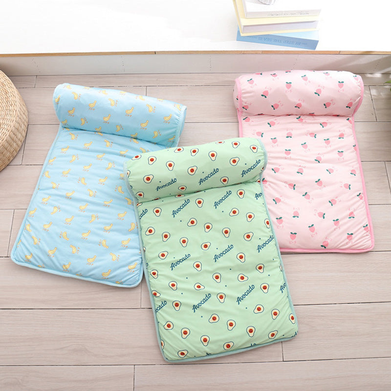 Dogs Mat Cooling Summer Pad Mat For Dogs Cat Blanket Sofa Breathable Pet Dog Bed Summer Washable For Small Medium Large Dogs New