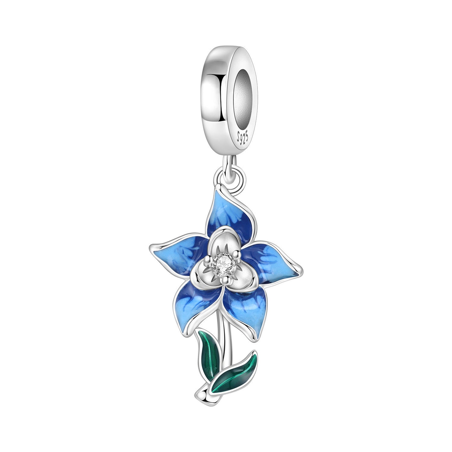 Lily Of The Valley Iris And Spinning Flower DIY Bracelet Pendant Accessories