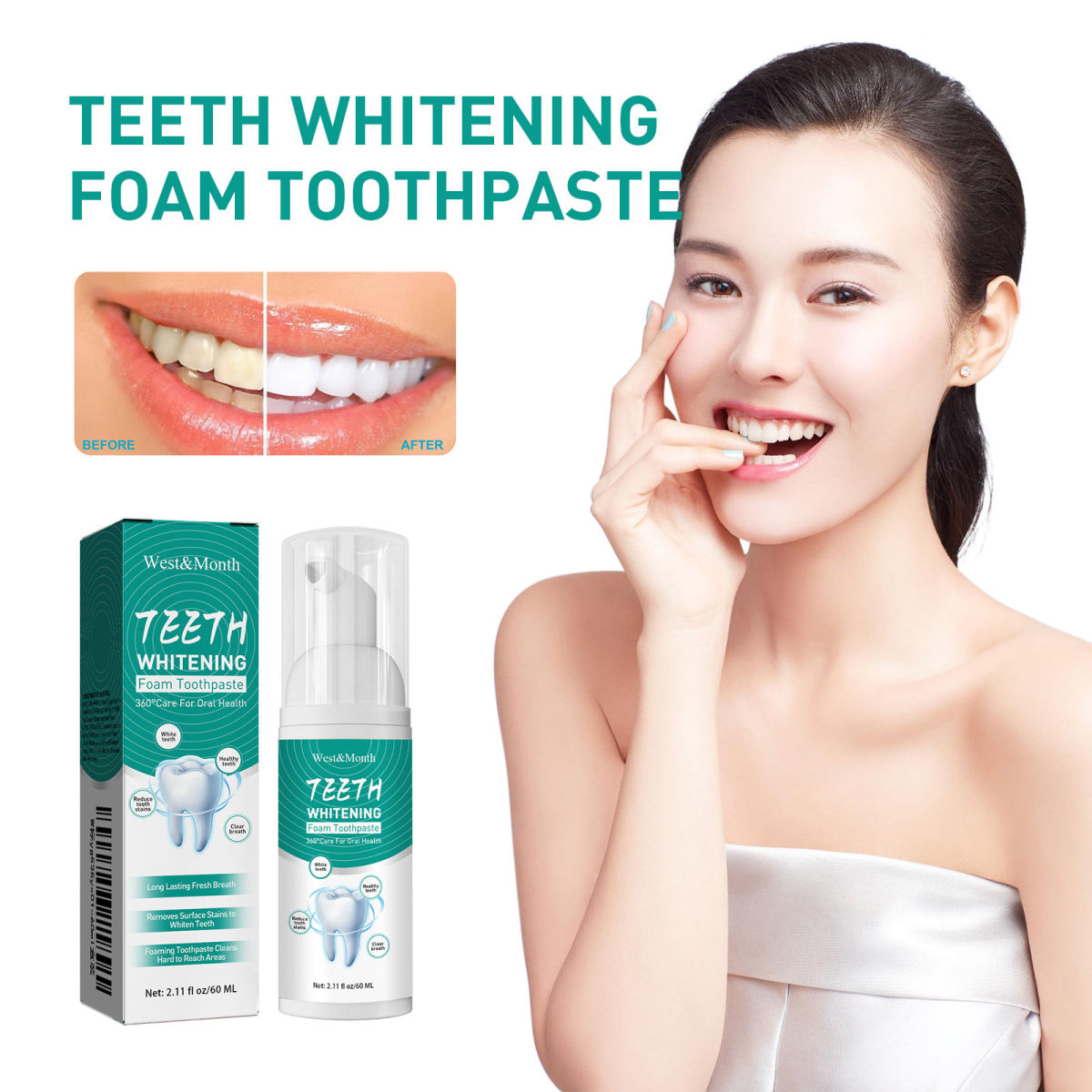 Whitening Toothpaste Moth-proof Cleaning Teeth Stains Gum Care
