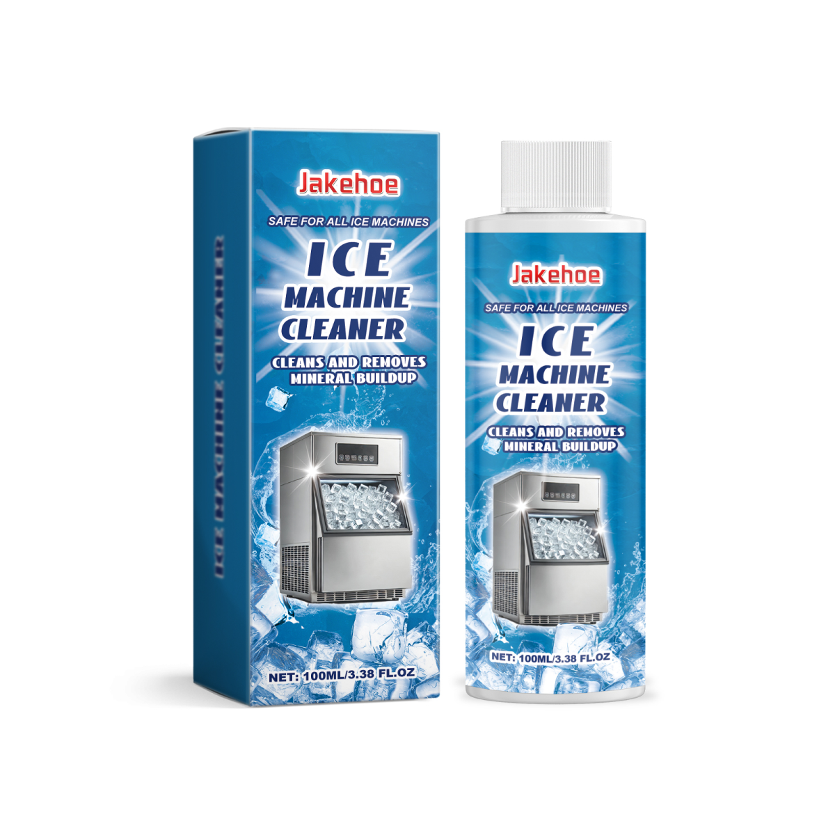 Jakehoe Ice Maker Cleaner Daily Gentle Cleaning Limescale Deodorization Decontamination Care Ice Maker Cleaning