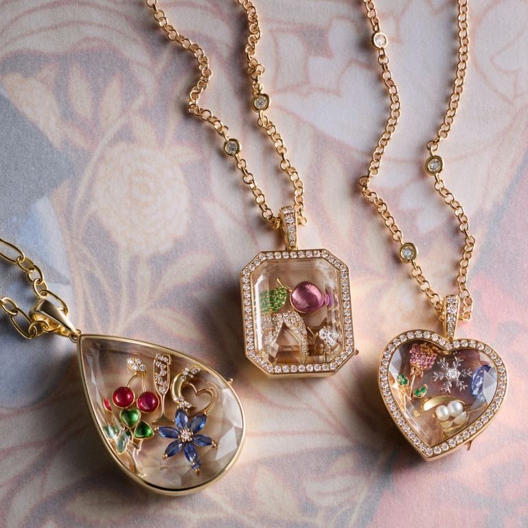 Glass-opening Necklace DIY Pendant Accessories