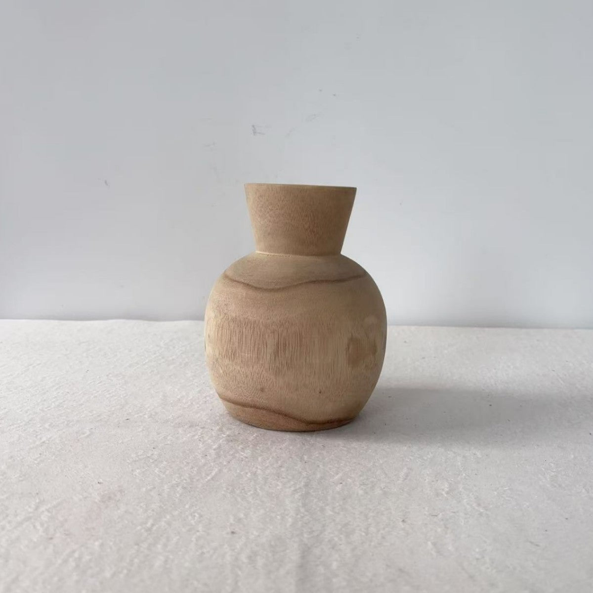 Minimalist Wooden Vase Creative Home Decor Piece