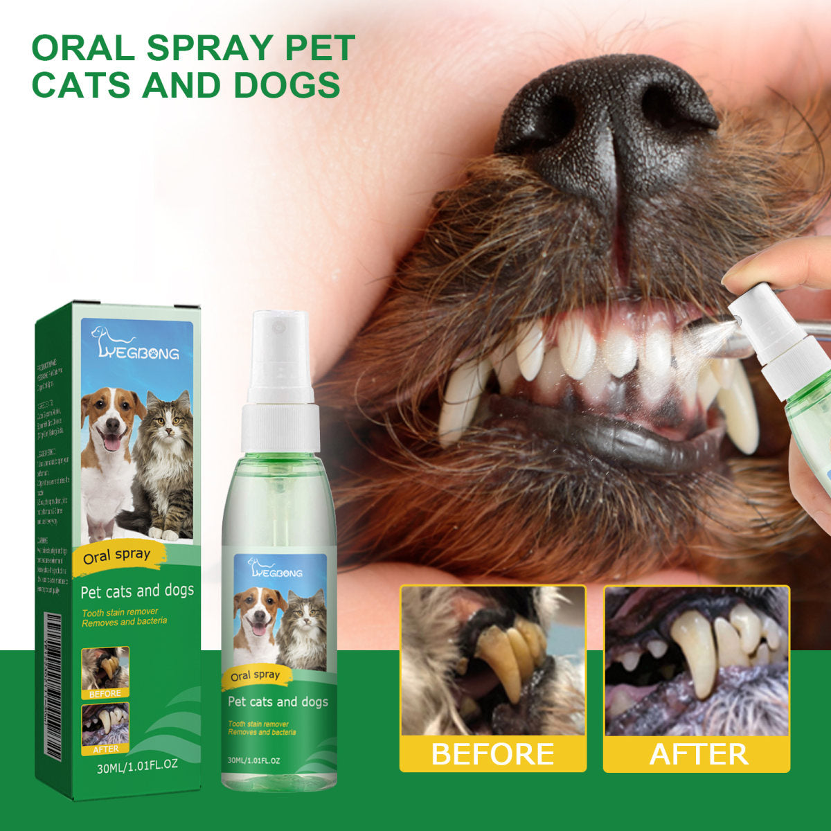 Pet Tooth Cleaning Spray