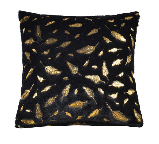 Short-pile Gold-stamped Gift Cushion For The Sofa