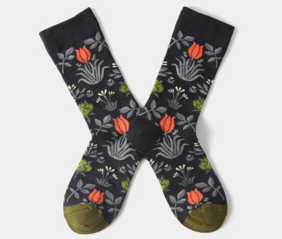 Personalized Oil Painting Ladies' Street Style Fashion Trend Cotton Socks