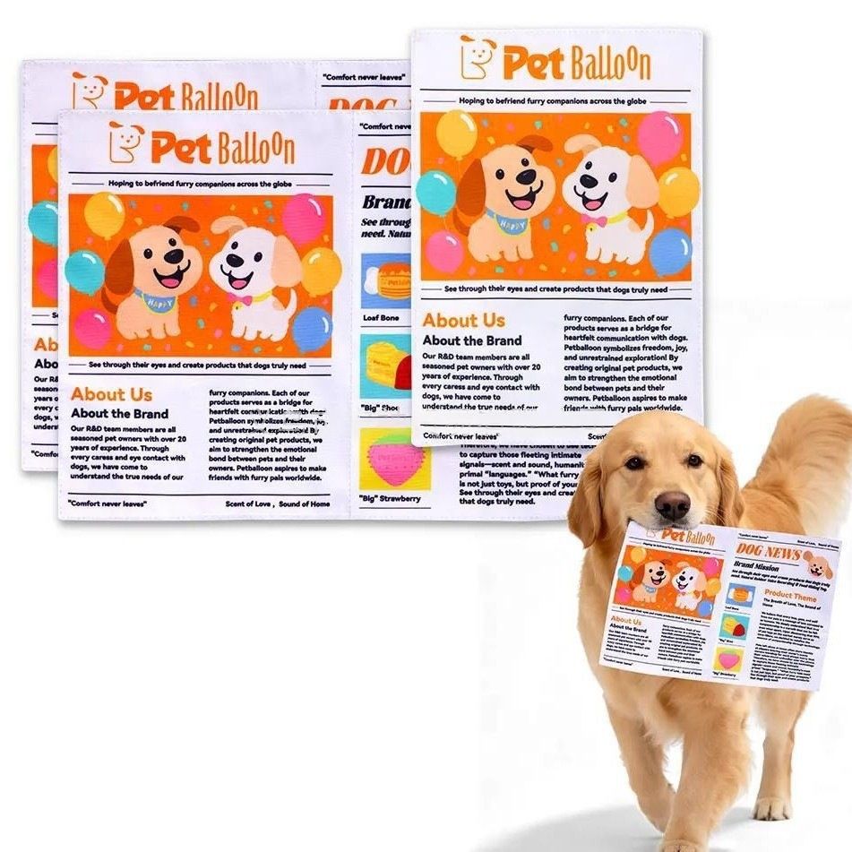 Durable Pet-friendly Newspaper Design Suitable For Chewing
