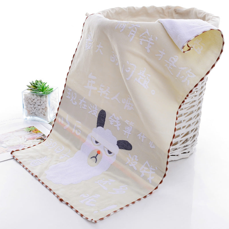 Pure Cotton Towel For Home Use Soft And Highly Absorbent